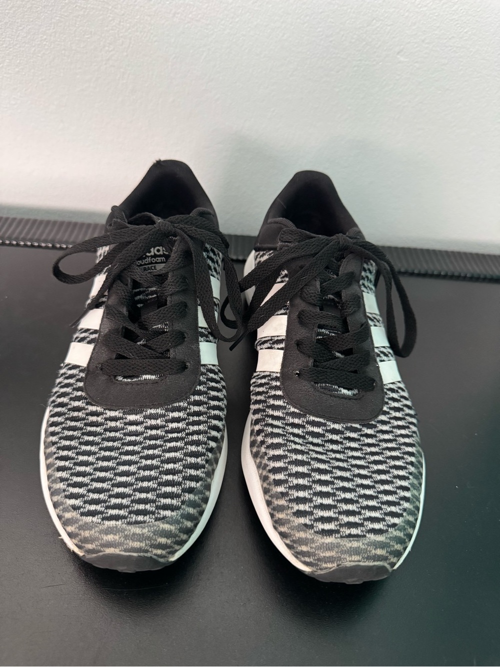 adidas women's Black & White Running Sneakers